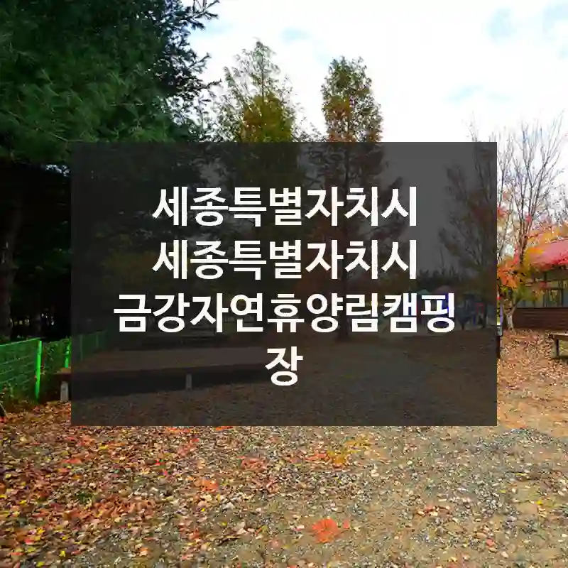세종특별자치시 세종특별자치시
금강자연휴양림캠핑장