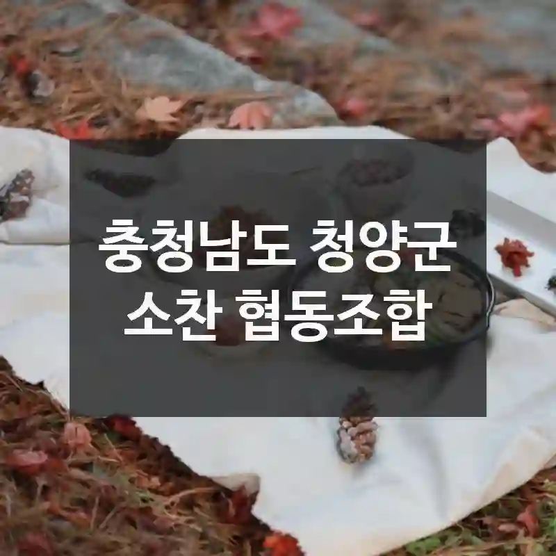 충청남도 청양군
소찬 협동조합