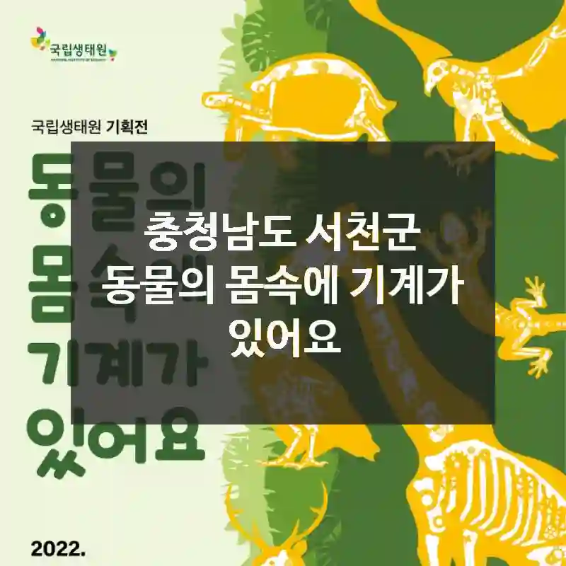 충청남도 서천군
동물의 몸속에 기계가 있어요