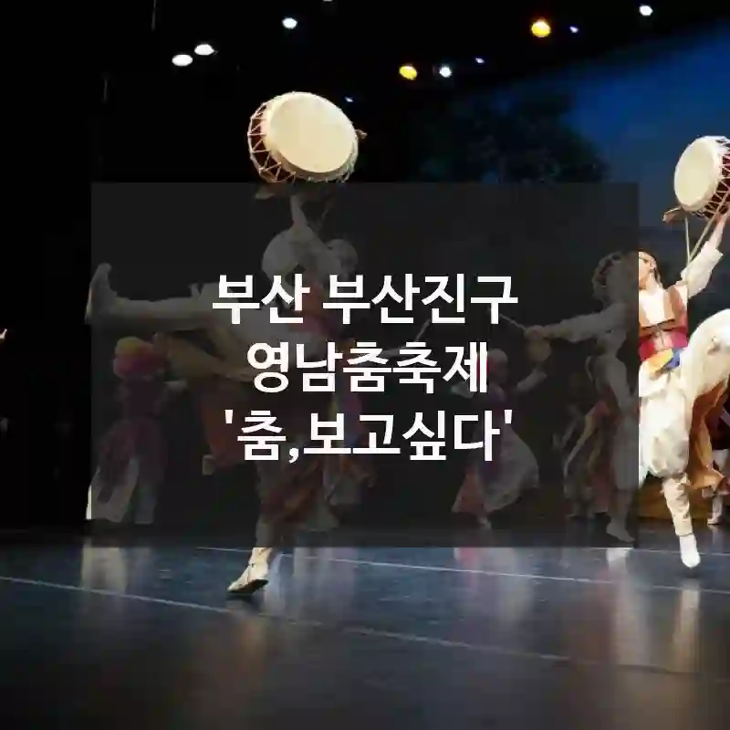 부산 부산진구
영남춤축제 '춤,보고싶다'