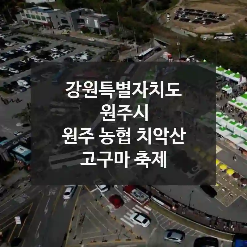 강원특별자치도 원주시
원주 농협 치악산 고구마 축제