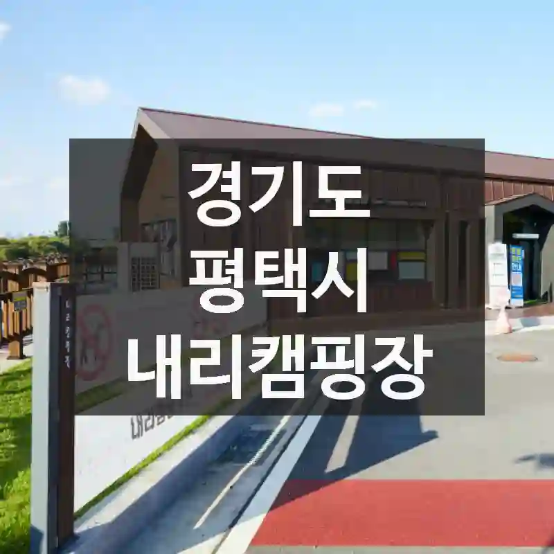 경기도 평택시 내리캠핑장, 왜 사람들이 좋아하는지 알겠어요
