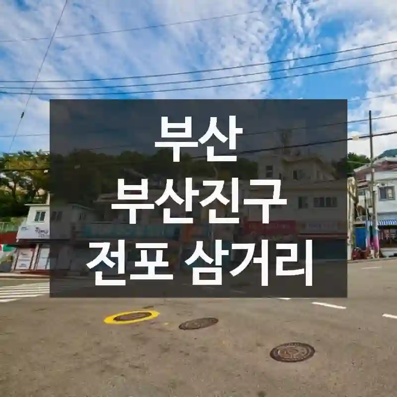부산 부산진구
전포 삼거리