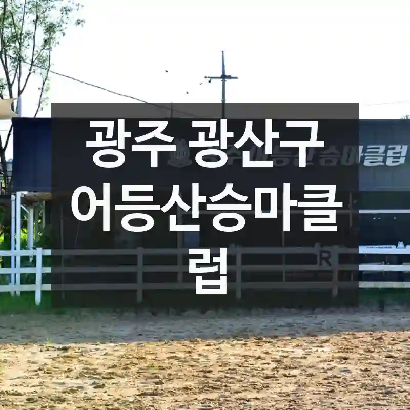 광주 광산구
어등산승마클럽