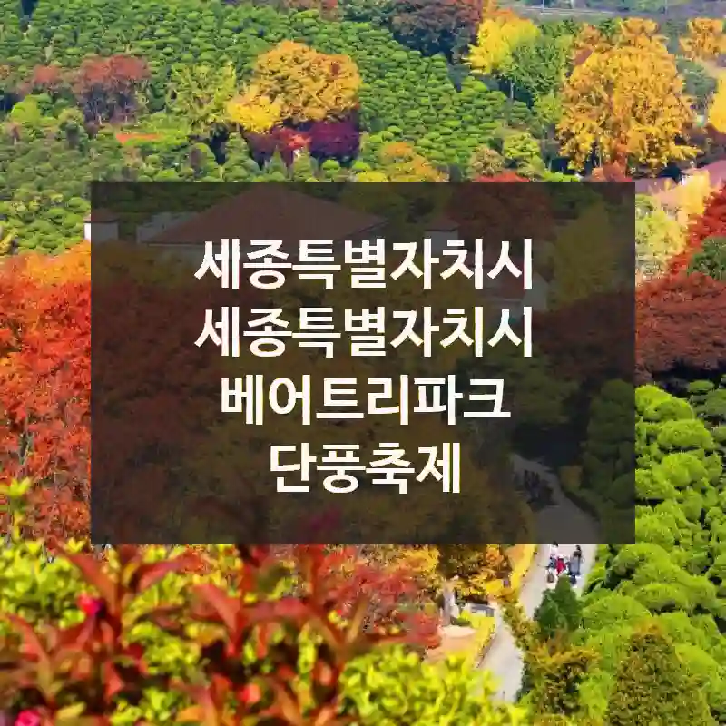 세종특별자치시 세종특별자치시
베어트리파크 단풍축제