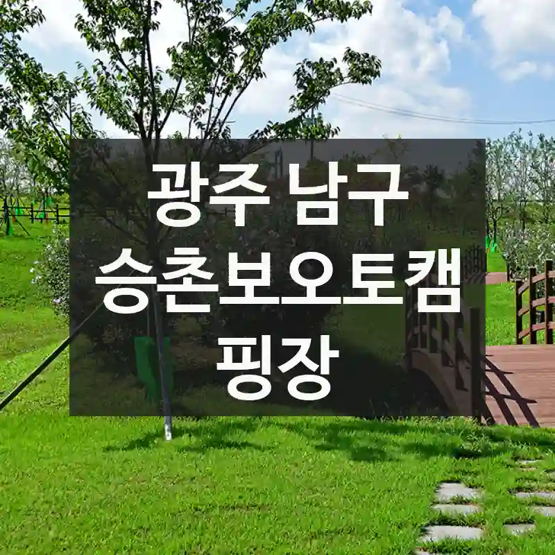 광주 남구
승촌보오토캠핑장