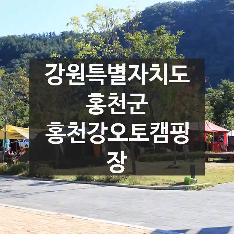 홍천강오토캠핑장 딱 이 시즌에 가야 해요 – 계절별 여행지 추천