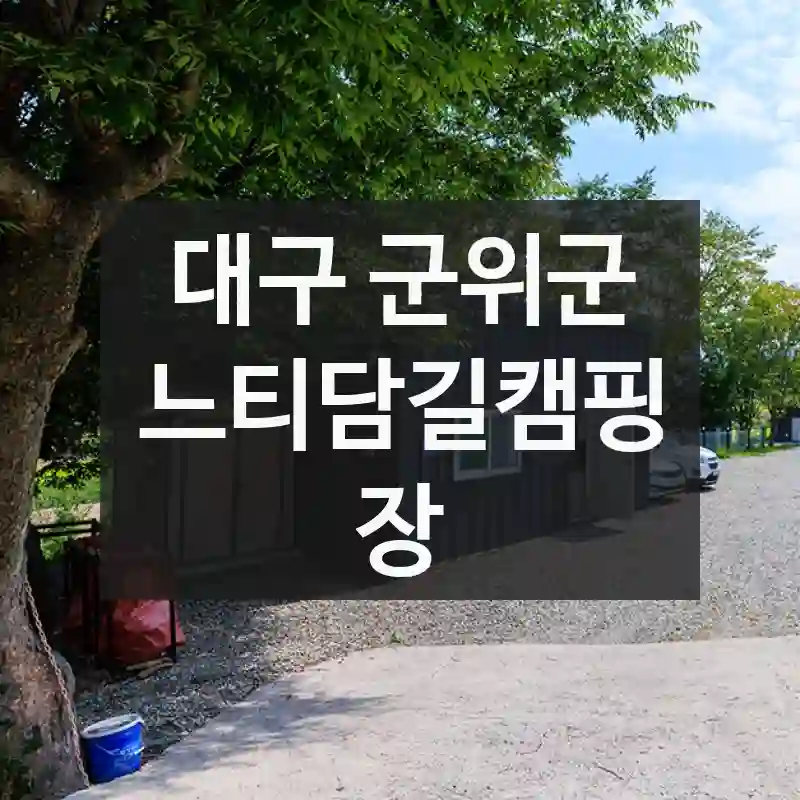 대구 군위군
느티담길캠핑장