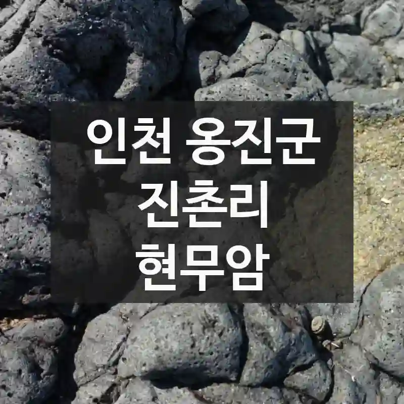 무조건 저장각! 인천 옹진군에서 발견한 진촌리 현무암, 알차게 즐기기