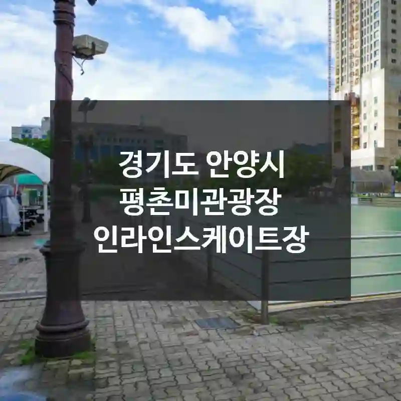 경기도 안양시
평촌미관광장 인라인스케이트장