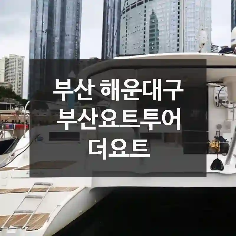 부산 해운대구
부산요트투어 더요트