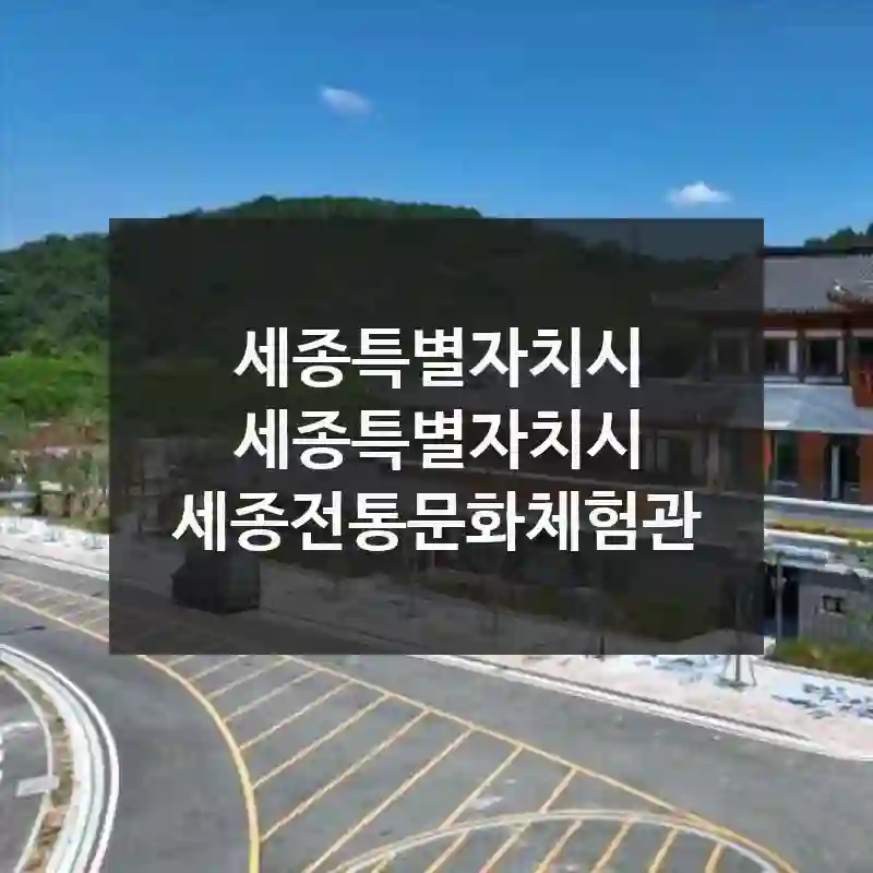 여긴 꼭 가봐야 해! 세종특별자치시 세종특별자치시에서 만난 “세종전통문화체험관”, 먹거리, 꿀팁까지