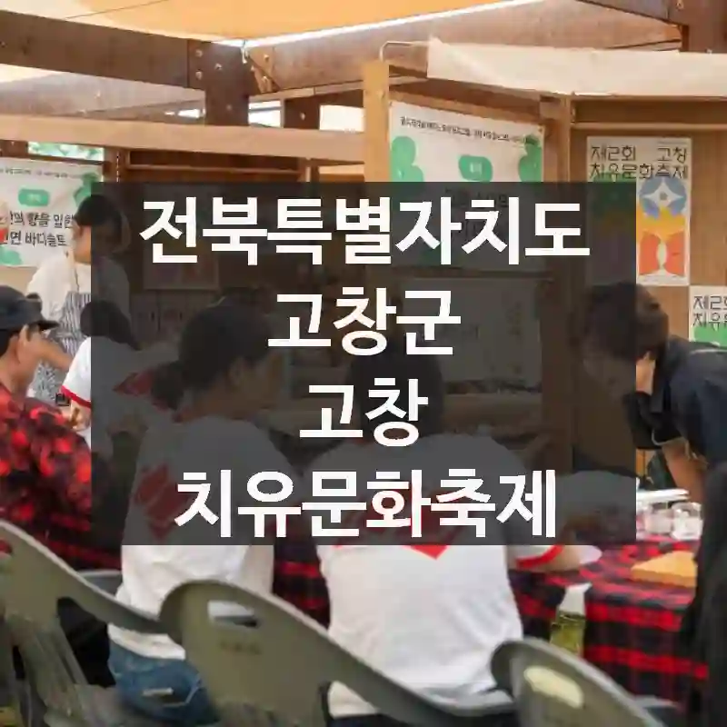 여행 고수들이 꼽은 필수 코스 – “고창 치유문화축제” 이용 팁