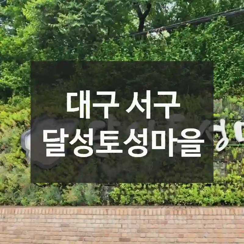 대구 서구
달성토성마을